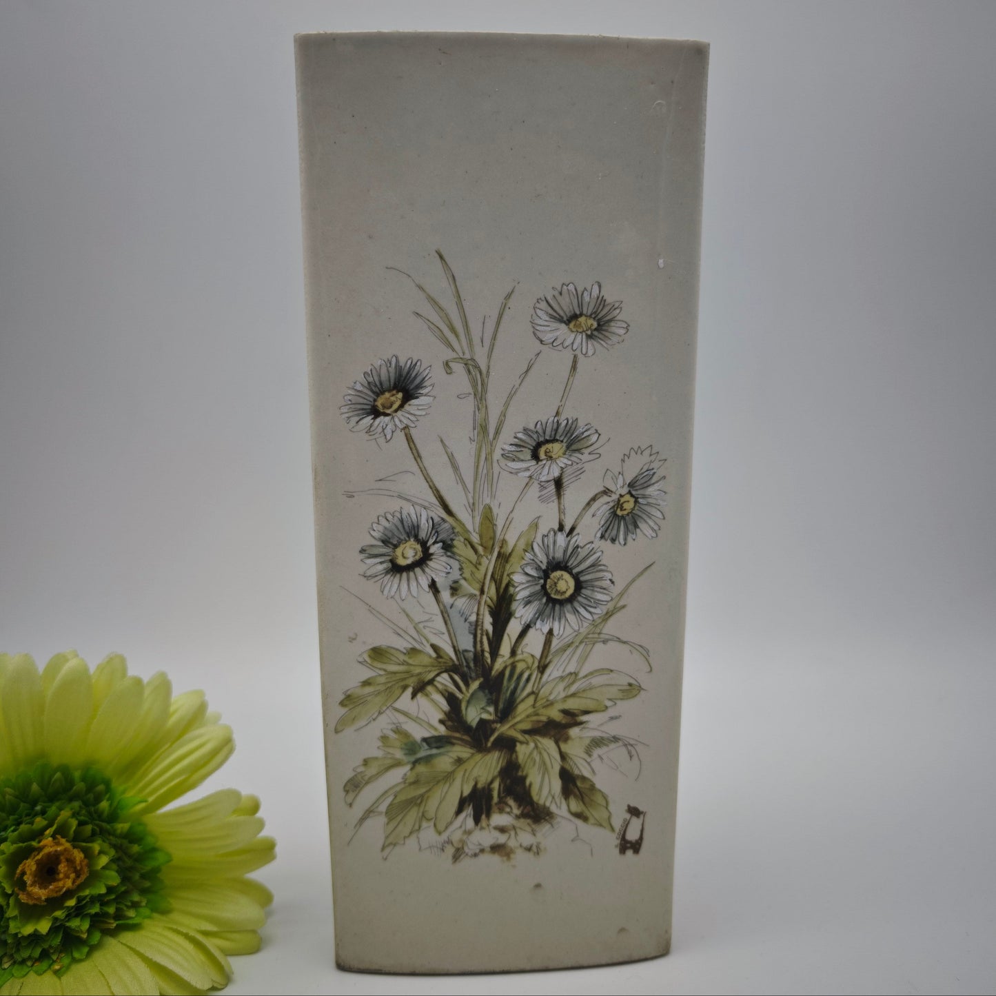 Luftbefeuchter für Heizkörper Keramik Blumenmotiv weiß Heizung Raumklima