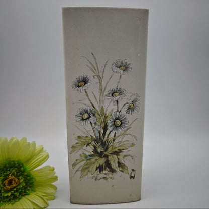 Luftbefeuchter für Heizkörper Keramik Blumenmotiv weiß Heizung Raumklima