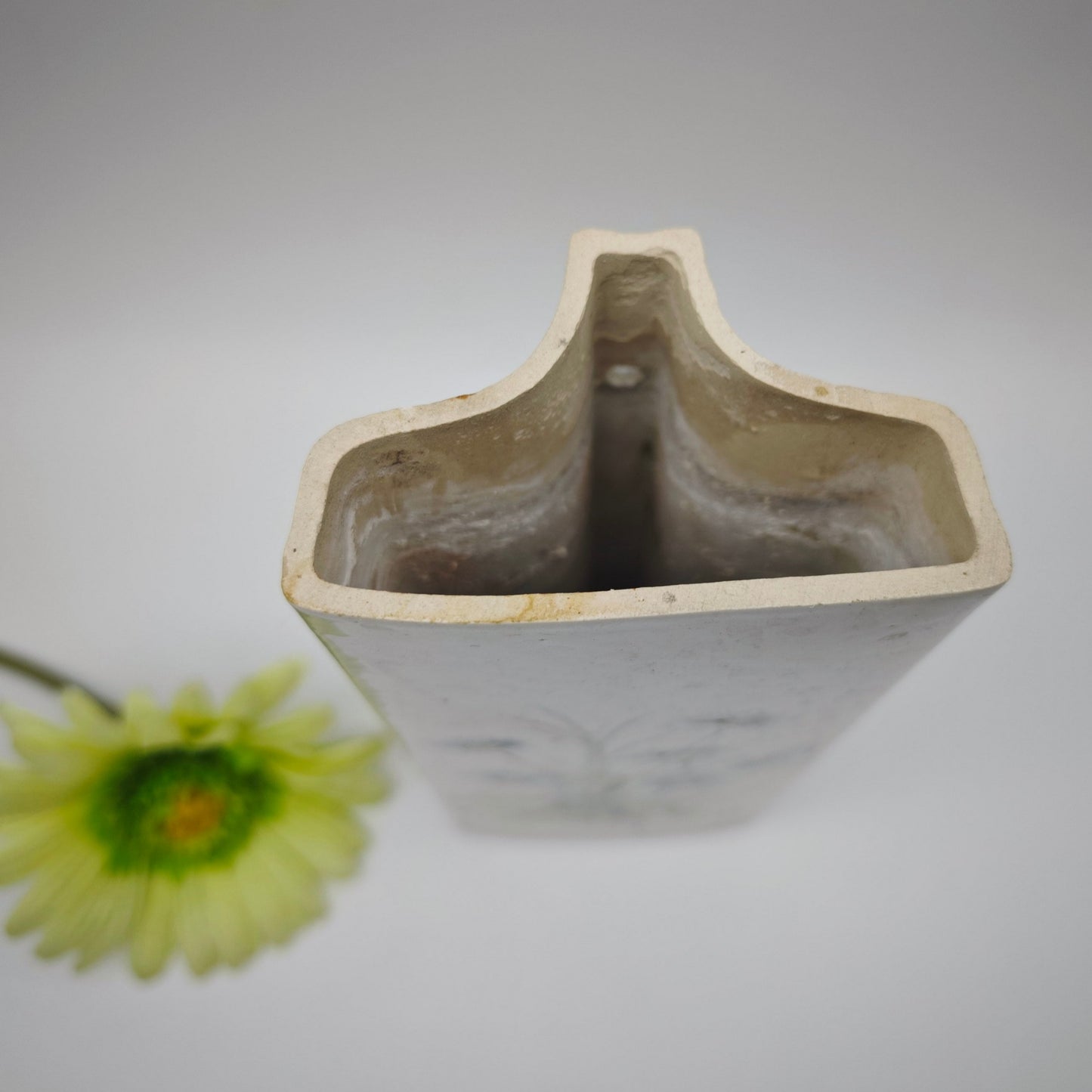 Luftbefeuchter für Heizkörper Keramik Blumenmotiv weiß Heizung Raumklima