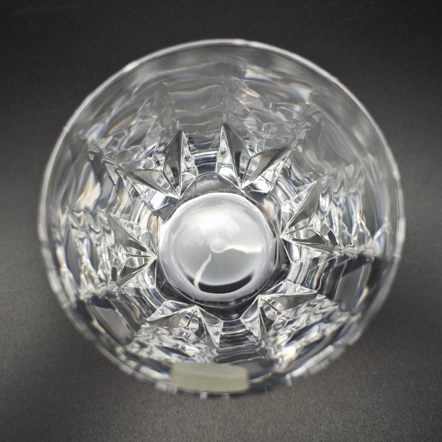 6x Cristal d'Arques Tumbler Whisky Glas Kristallglas Bleikristall vintage Trinkglas