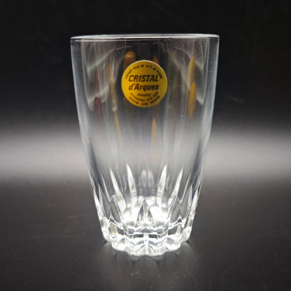 6x Cristal d'Arques verre à boire en cristal verre cristal au plomb gobelet à whisky cocktails boissons courtes vintage