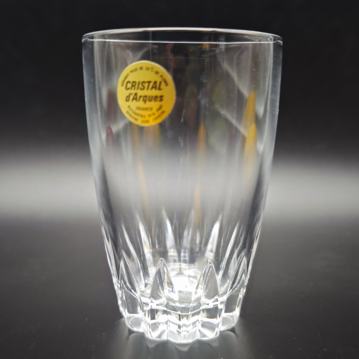 6x Cristal d'Arques verre à boire en cristal verre cristal au plomb gobelet à whisky cocktails boissons courtes vintage