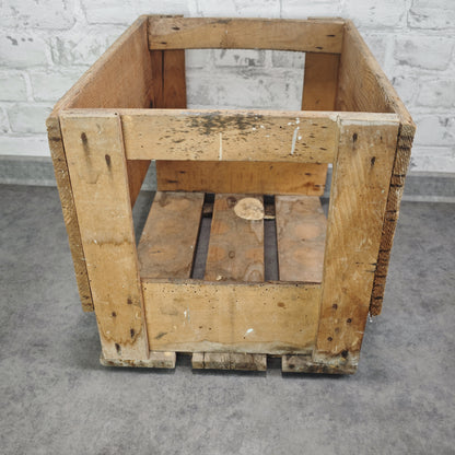 Schwartz Storchen Speyer a. Rh Bierkiste mit Logo Bierkasten Holz Vintage
