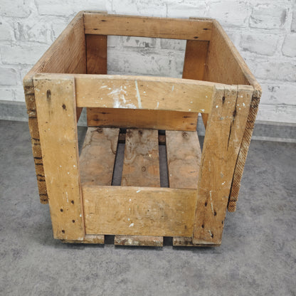 Schwartz Storchen Speyer a. Rh Bierkiste mit Logo Bierkasten Holz Vintage