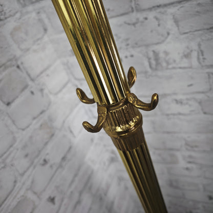 Garderobenständer Messing gold Hollywood Regency Stil Standgarderobe Grandmillenial Kleiderständer edel italienisch Vintage florentiner
