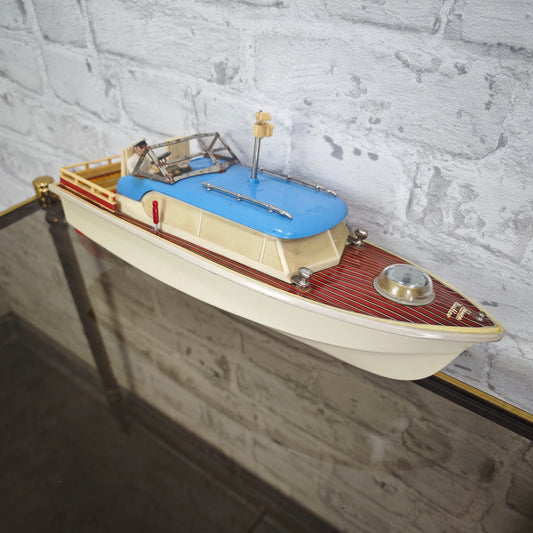 Schuco 5550 Nautico Motorboot Modellboot 60er Jahre Kunststoff Vintage Boot