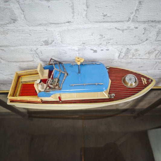 Schuco 5550 Nautico Motorboot Modellboot 60er Jahre Kunststoff Vintage Boot