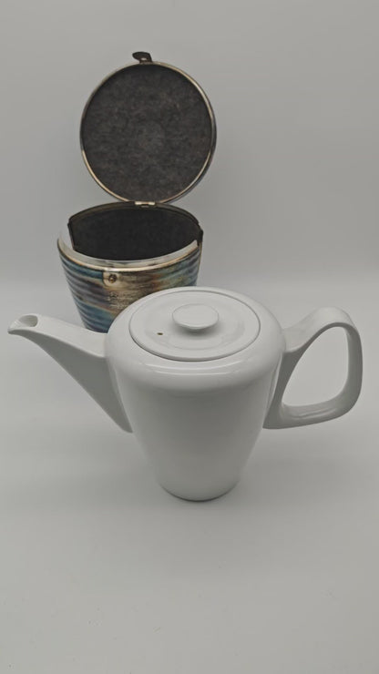 Cafetière Bauscher avec couvercle chauffant par WMF Bienenkorb pichet isotherme pichet argenté pichet isotherme Mid Century pichet chauffant café vintage